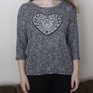 gray blouse